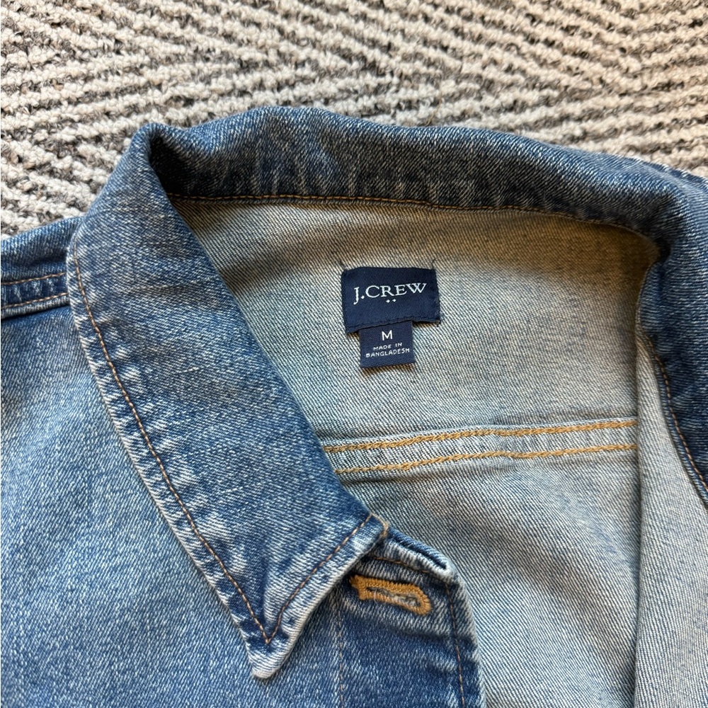 J. Crew Classic Blue Denim Jacket - Picture 2 of 4